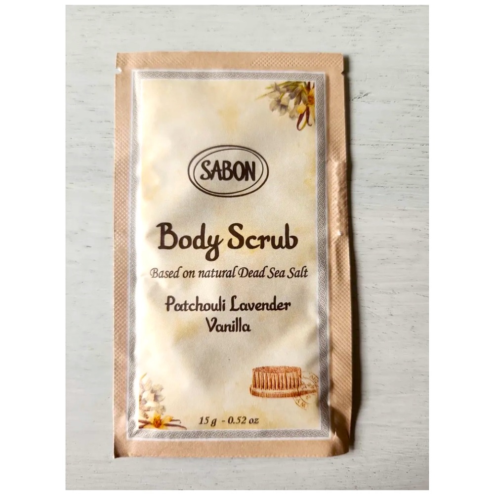 Sabon Patchouli Lavendar Vanilla Body Scrub